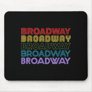 Retro Broadway Music Lover Theatre Musical Theater Mouse Mat