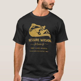 Retro Broom Cleaning Service T-Shirt
