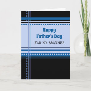 Retro Brother Happy Father's Day Card