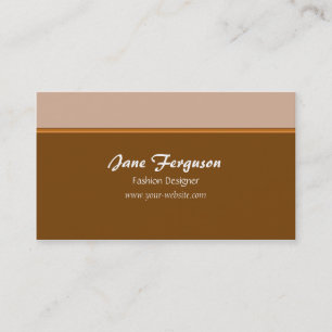 Retro Brown Business Card