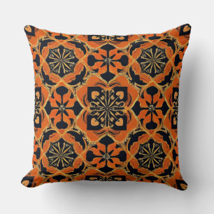 🤎 Retro Brown Multicolor Vintage Cosy Decor Cushion