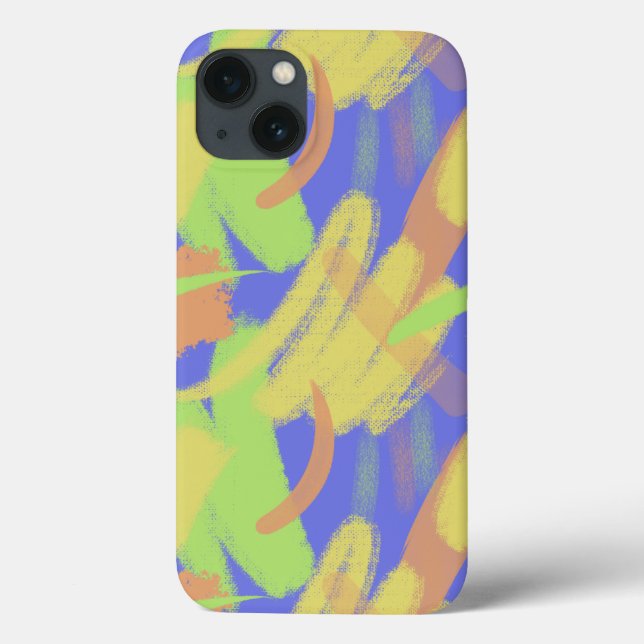 Retro Brush Pattern Case-Mate iPhone Case (Back)