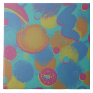Retro Brush Pattern Tile