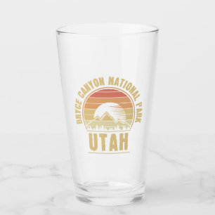 Retro Bryce Canyon National Park Utah Glass