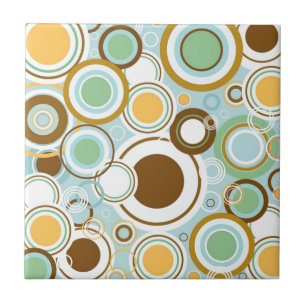 Retro Bubble Pattern Tile