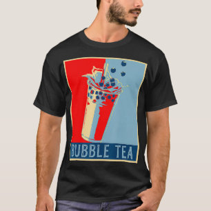 Retro Bubble Tea Men Bubble Tea Gift Kids Boba Te T-Shirt