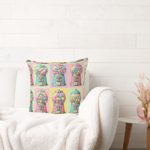 Retro Bubblegum machine Cushion