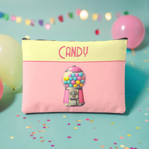 Retro Bubblegum Machines Accessory Pouch