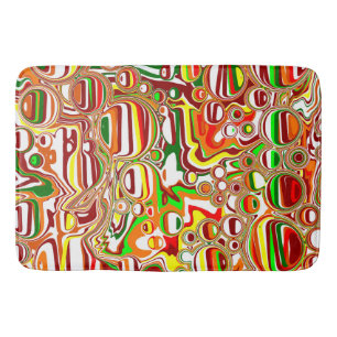 Retro Bubbles Bath Mat