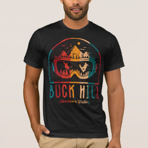 Retro Buck Hill Ski Adventure T-Shirt