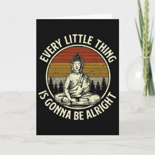 Retro Buddha Vintage Spiritual Quote Buddhism Yogi Card