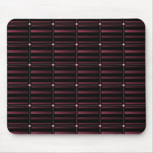 Retro Building Blocks Mousepad, Burgundy Mouse Mat