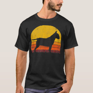 Retro Bull Terrier  Dad Vintage Bull Terrier  T-Shirt