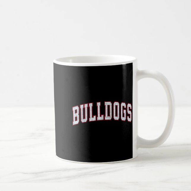 Retro Bulldogs For Men Women Boys Girls Kids  Coffee Mug (Right)