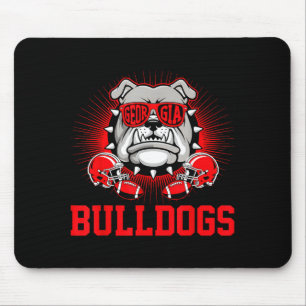 Retro Bulldogs Tees Cute Bulldogs Men Women Boy Ki Mouse Mat