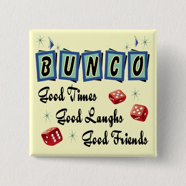 Retro Bunco Button (Front)