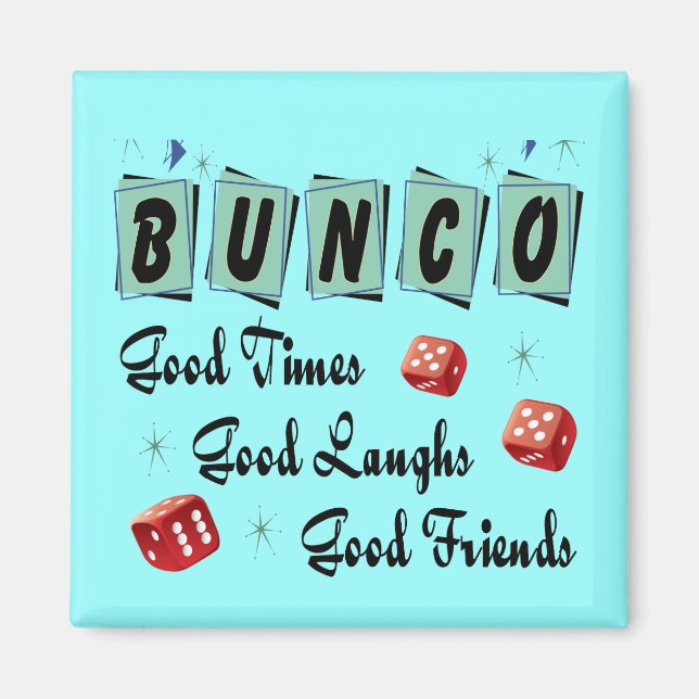 Retro Bunco Magnet (Front)