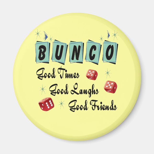 Retro Bunco Magnet (Front)