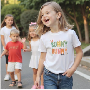 Retro Bunny: Bunny Bunny Bliss T-Shirt