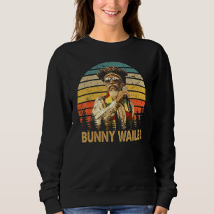 Retro Bunny Design Art Wailers Music Outfits Jamai Sweatshirt