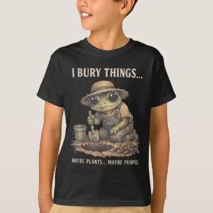 Retro bury things maybe plants maybe people frog T-Shirt