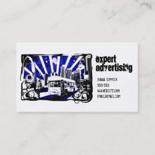 Retro Bus Business Card