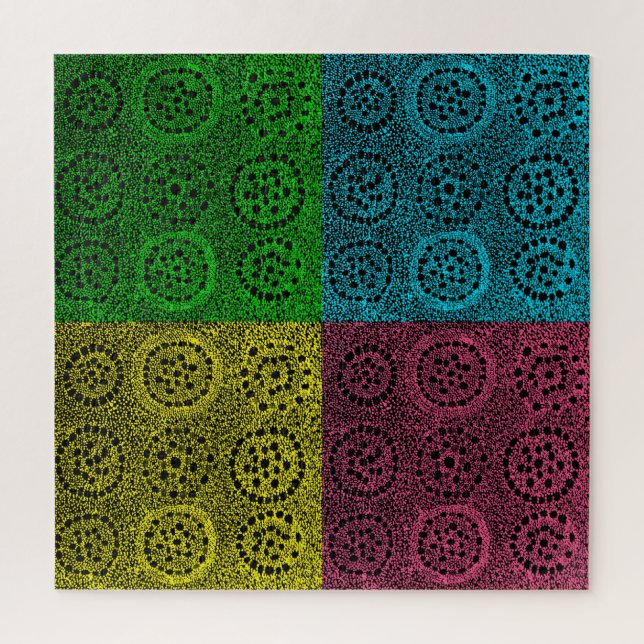 Retro Bush Cucumbers Puzzle (Vertical)