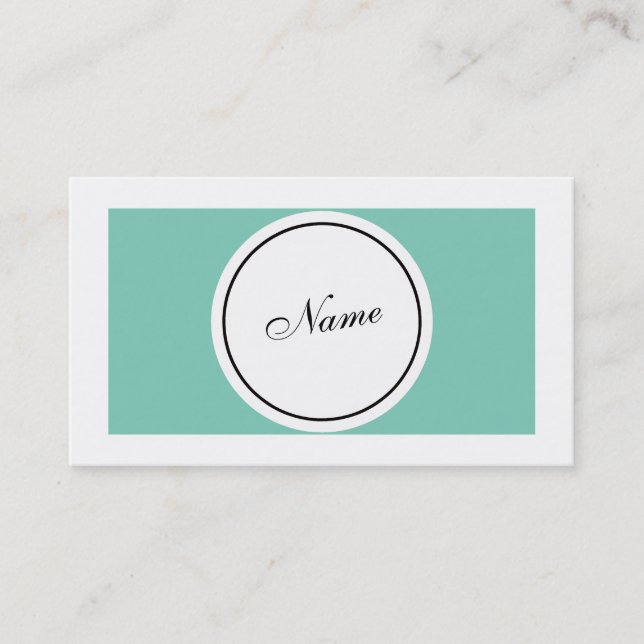 Retro Business Card (Front)