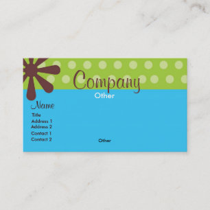 Retro Business Card Template