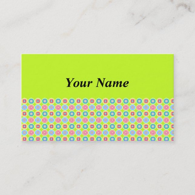 Retro Business Cards (Front)