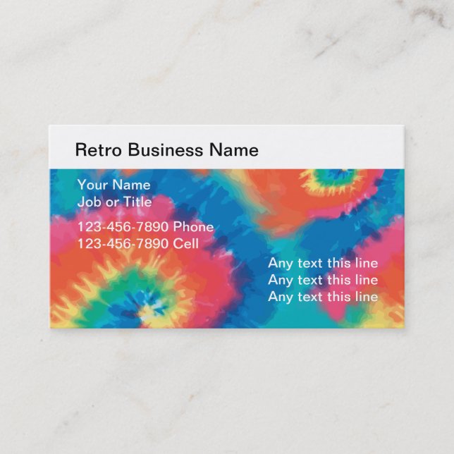 Retro Business Cards (Front)