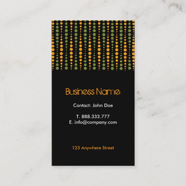 Retro Business Cards (Front)