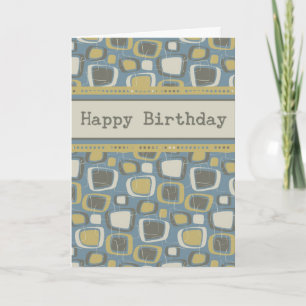 Retro Business From Group Birthday Card
