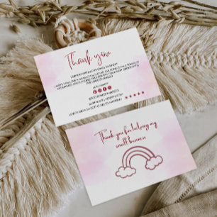 Retro Business Thank You Card