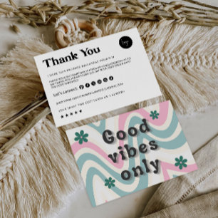Retro Business Thank You Card