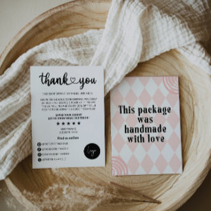 Retro Business Thank You Card