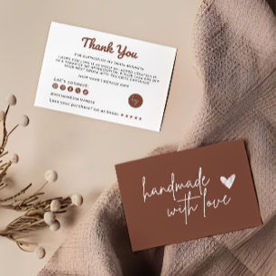Retro Business Thank You Card