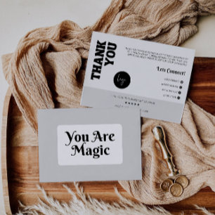 Retro Business Thank You Card