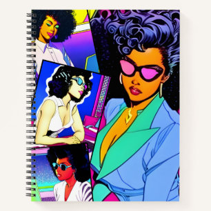 Retro Business Woman Comic Book Art