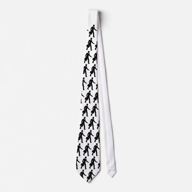 Retro Businessman Neck Tie (Front)