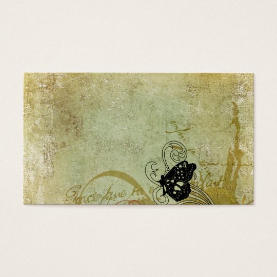 Retro butterflies Business Card