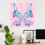 Retro Butterfly Abstract Pop Art  Poster<br><div class="desc">Transform your space with this **Abstract Retro Butterfly Poster**, featuring a vibrant and colourful butterfly design that blends geometric patterns with a modern pop-art twist. This eye-catching artwork is perfect for adding a unique and artistic touch to any room, making it ideal for bedrooms, living rooms, or creative spaces. Printed...</div>
