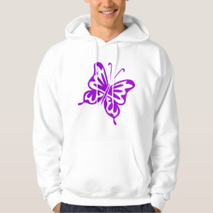 Retro Butterfly - Purple Hoodie