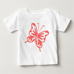 Retro Butterfly -  Tropical Pink Baby T-Shirt