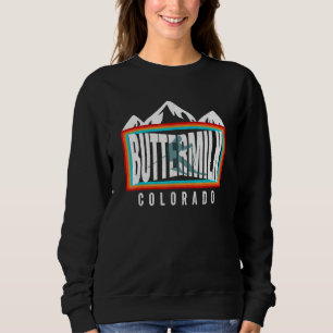 Retro Buttermilk Co Vintage Colorado Mountain Gear Sweatshirt