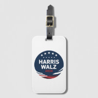 Retro Button Election for Democrats Harris Waltz
