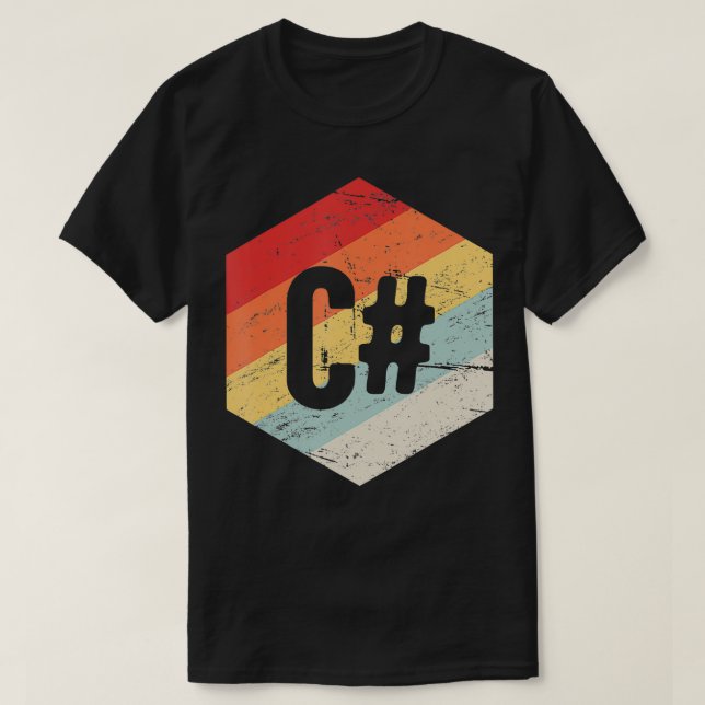 Retro C  T-Shirt (Design Front)