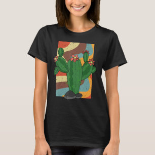 Retro Cacti Succulent Desert Plant Nature Cactus T-Shirt