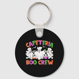 Retro Cafeteria Boo Crew Cafeteria Worker Key Ring