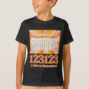 Retro Calendar_ Remember New Year's Eve 2023-24 T-Shirt